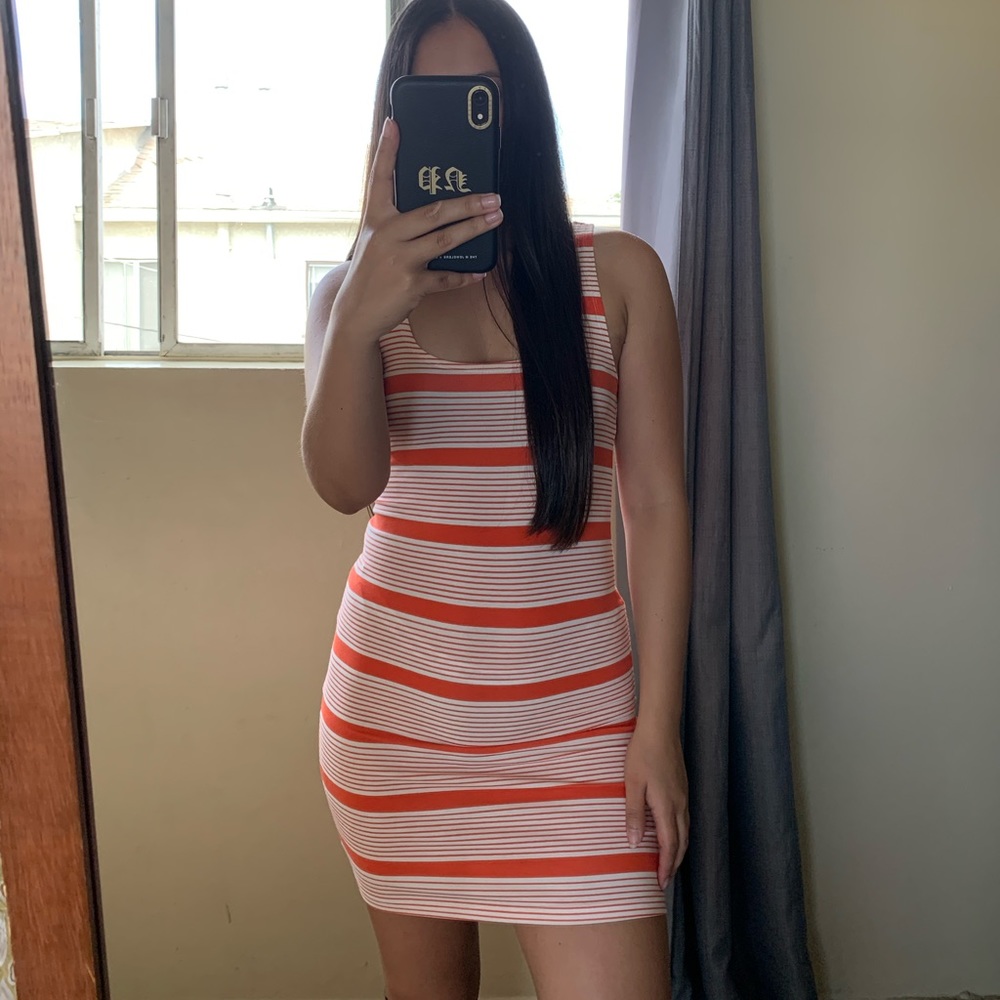 Forever 21 striped body on dress